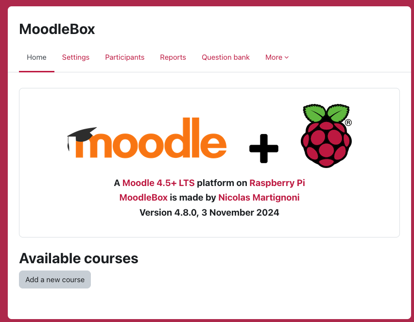 Add a new course
